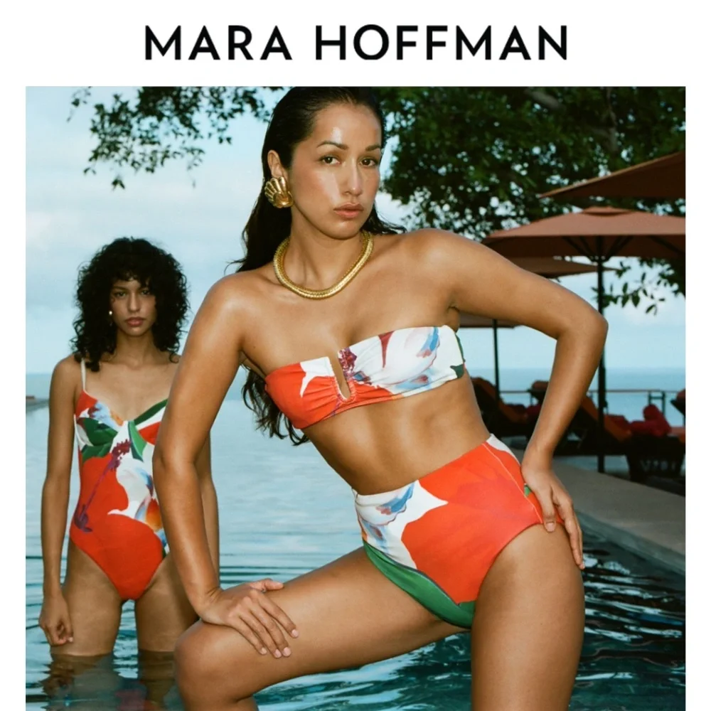 Mara Hoffman x One and Only Lydia Floral Bikini Bottom